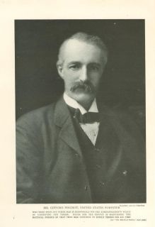 1908 Print Gifford Pinchott United States Forester