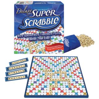 Deluxe Edition Super Scrabble Word Game by Winning Moves