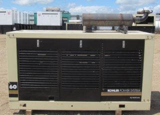 60kw Kohler Natural Gas Propane Generator Genset Load Bank Tested