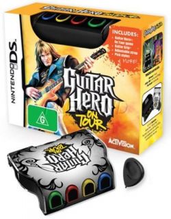 Nintendo DS Guitar Hero on Tour Bundle Game and Controller Free SHIP