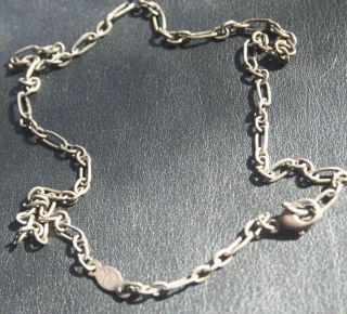 Georg Jensen Sterling Silver Oxidised Chain 40cm