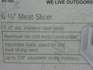  6 1 2 meat slicer