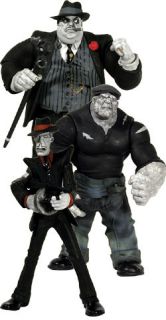 GANGSTERS Mezco toys exclusive Black and White set LIMITED TO ONLY 200