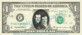 Abbott Costello Dollar Bill Mint