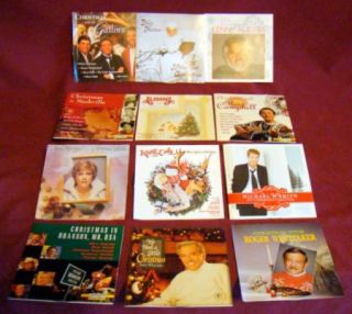 Country Music Christmas CD Lot of 12 Anne Murray Kenny Rogers Gatlins