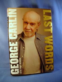 George Carlin w Tony Hendra Last Words Near Fine HC DJ 1st Free Press