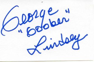George Goober Lindsey of Andy Griffith Show Autograph