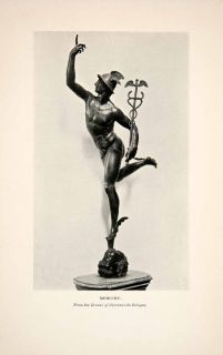  Mercury Sculpture State Bronze Giovanni da Bologna Florence Italy