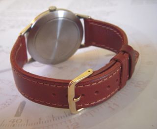 Vintage Swiss Made Girard Perregaux Mens Watch 1950s Black Dial 17