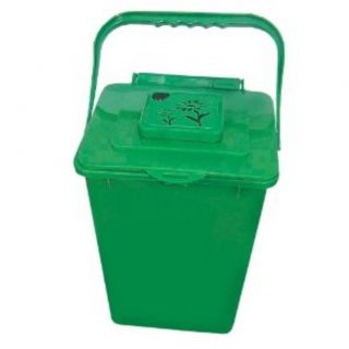 NEW! Garden Works Food Kitchen Compost Carrier Bucket Pail Bin
