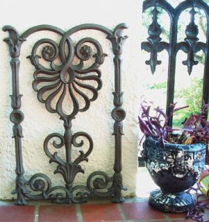  Flower Scroll Architectural Garden Window Wall Gate Trellis Fence Cast