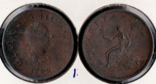george iii 1806 noted as half penny coin size is 1 15 29 mm shipping