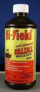 Hi Yield Weed Grass Killzall 41 Glyphosate 16 Oz
