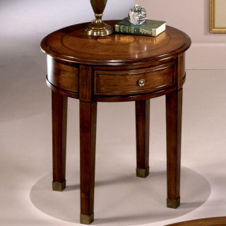 Ashley Glen Eagle Round End Table Cherry Stain Finish T247 6