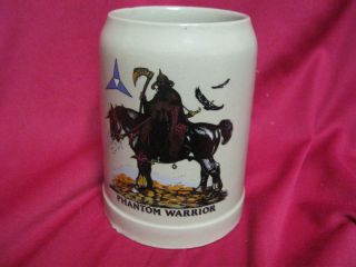 Vintage w Germany Stein Mug Cup Stoneware Gerz 0 5L Phantom Warrior