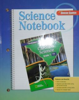 Glencoe McGraw Hill Science Grae Seven South Carolina Science Notebook