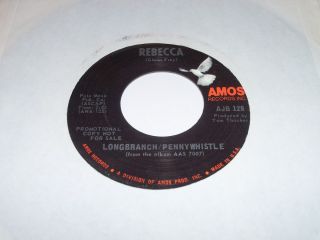 Eagles Glenn Frey Longbranch Pennywhistle DJ 45 Rebecca Lucky Love 69
