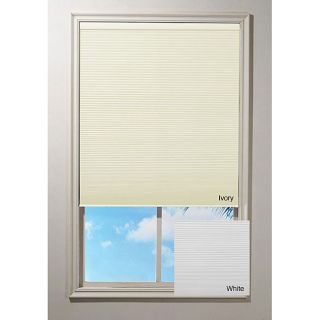 Cordless Honeycomb Cellular Window Shade 53 in x 64 in Ivory