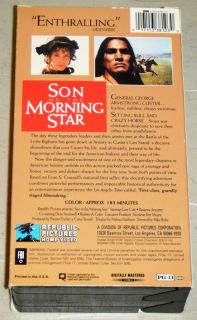  MORNING STAR VHS, Republic 1991   Gary Cole & Rosanna Arquette! ~ OOP