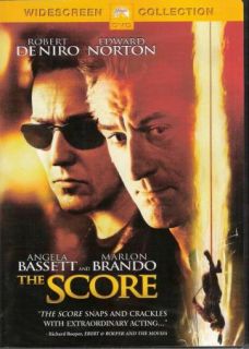 New The Score 2001 Widescreen DVD Robert de Niro Marlon Brando Edward