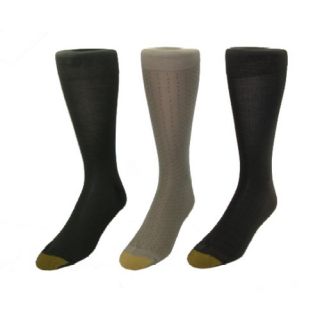 Gold Toe Dress Socks Mid Calf 3 Pair