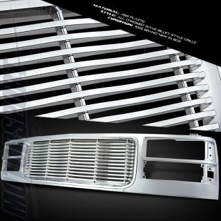 94 99 GMC Suburban Pickup Billet Style Chrome Wave Grille Grill C K
