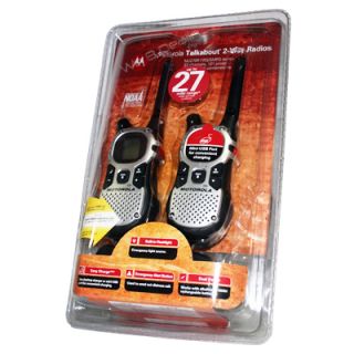 Motorola MJ270R Talkabout FRS/GMRS 22 channel 2 Way Radio (Pair