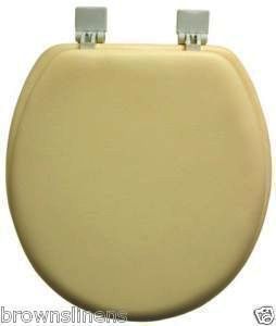 Ginsey Classique Soft Toilet Seat Standard Round Yellow
