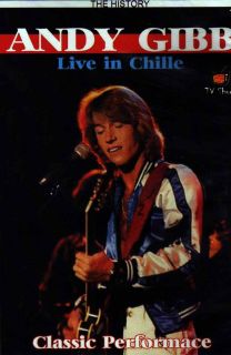 MEGA RARE DVD ANDY GIBB solo Live Chile 1984 bee gees LOVE IS vina del