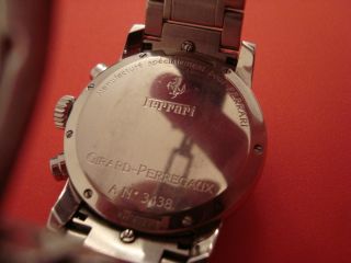 Girard Perregaux Ferrari Ref 8020 SS Automatic Date Chronograph Mens