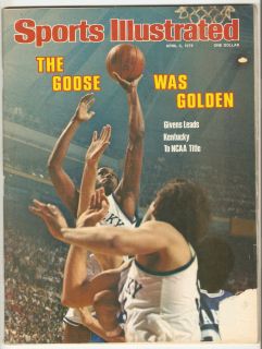 1978 Jack Givens Kentucky Wildcats Sports Illustrated