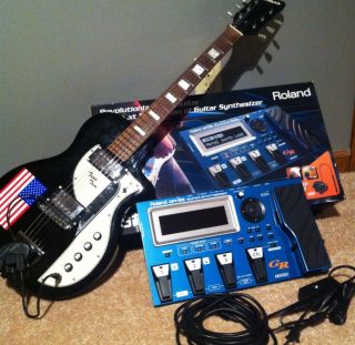 Roland GR 55 Guitar Synth GK 3 Ready Eastwood Airlines Guitar Awesome