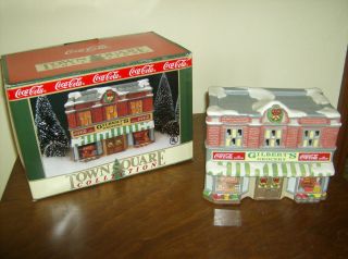 Coca Cola Gilberts Grocery Store Town Square Collection Christmas Gift