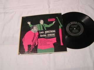 Gordon Jenkins 10” LP with Cover Louis Armstrong and Gordo