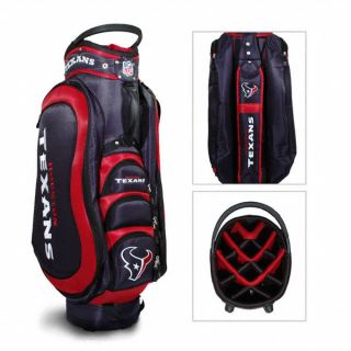 Authentic NFL Houston Texans Team Golf Medalist Cart Bag Bonus