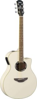  APX500II Thinline Cutaway Acoustic Electric Guitar   Vintage White