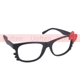 New Kitty Bow Tie Style Glasses Frame Lovely Fashionable for Women