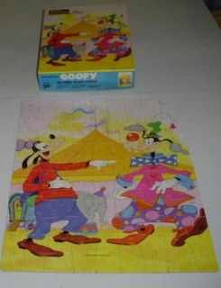 Vintage Disney Goofy Clown Puzzle 100 Pieces Complete