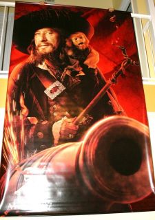 Disney Pirates of The Caribbean Geoffrey Rush Barbossa Vinyl Movie