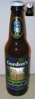 Gordons Huntly Castle Ale Bottle Clan Tartan Scotland