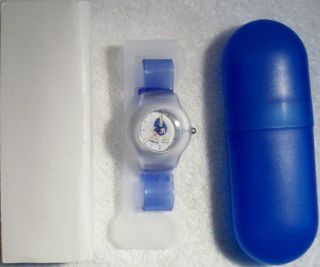 Blue Character Watch w Blue Band and Blue Storage Case