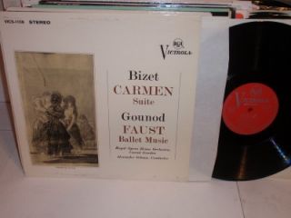 Bizet Carmen Gounod Faust LP RCA VICS 1108 UK Press