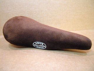 New Old Stock Arius Gran Carrera Special Saddle w Brown Suede Cover