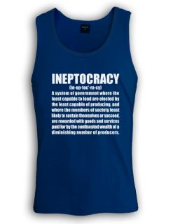Ineptocracy 2012 Singlet USA Goverment Election Defintion Tank Top
