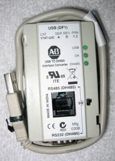 Allen Bradley USB to DH485 Adapter 1747 UIC DH