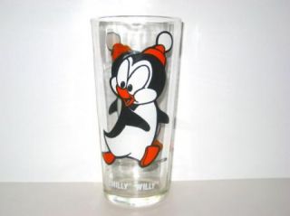RARE Walter Lanty 16 oz Chilly Willy Pepsi Glasss