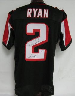Matt Ryan Falcons Inscr: Matty Ice Autographed/Signed Jersey Size L