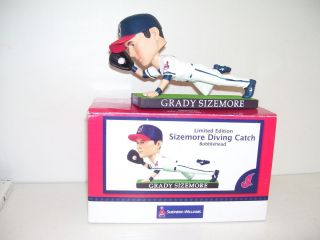Grady Sizemore Diving Catch Cleveland Indians Baseball Bobble Head