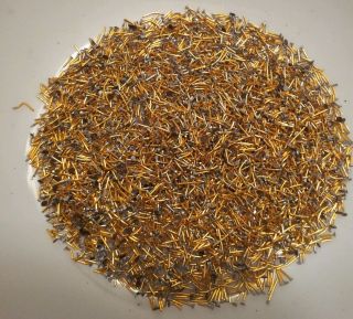 Grams of Gold Plated CPU Processor Pins for Scrap Gold / Recovery