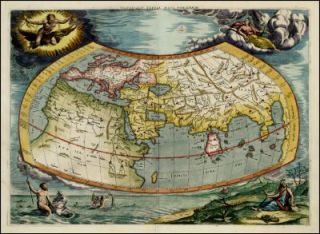  Tabula Iuxta Ptolemaeum by Mercator & Ptolemy Reproduction Map Print